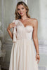 Load image into Gallery viewer, Apricot A-Line One Shoulder Corset Graduation Party Dress