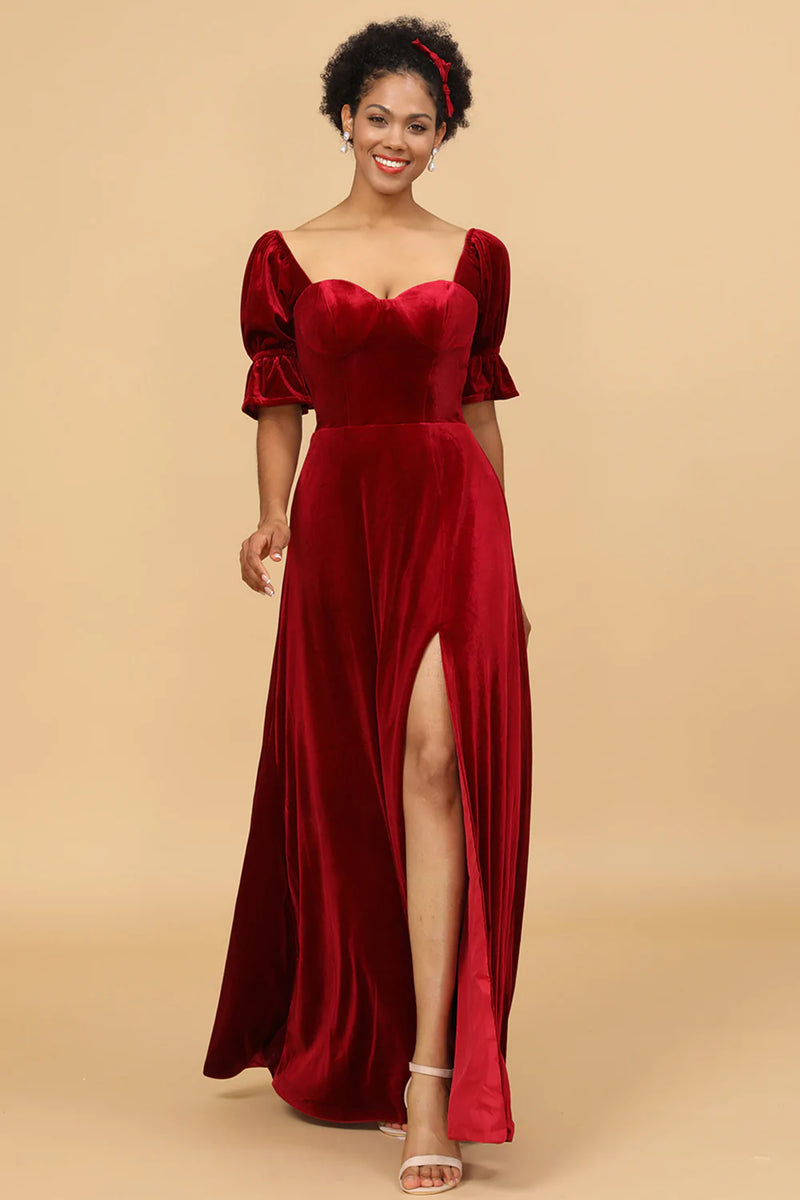 Red velvet dress 2024 uk