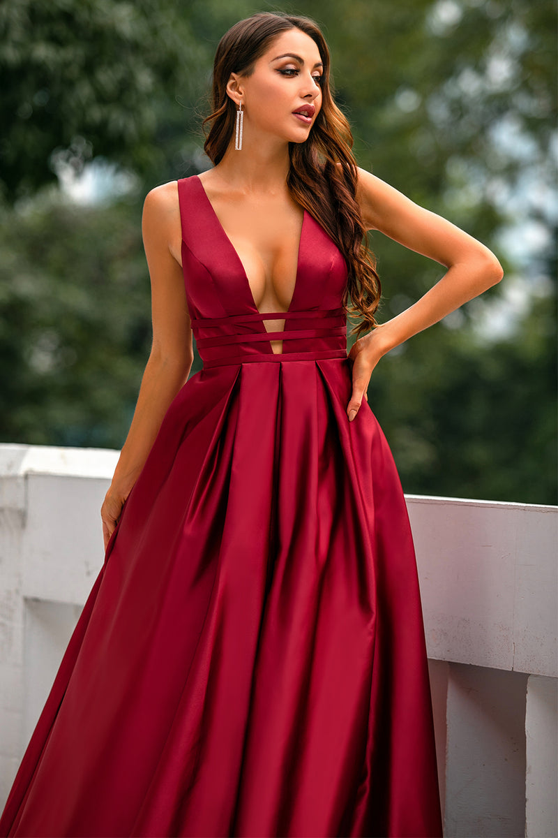 Evening hotsell gown maroon