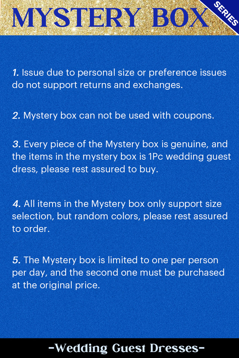 Load image into Gallery viewer, ZAPAKA MYSTERY BOX of 1Pc Wedding Guest Dress