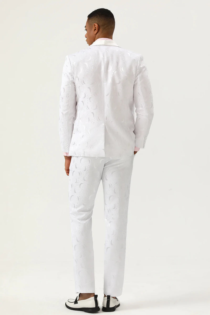 Off white 2025 prom suit