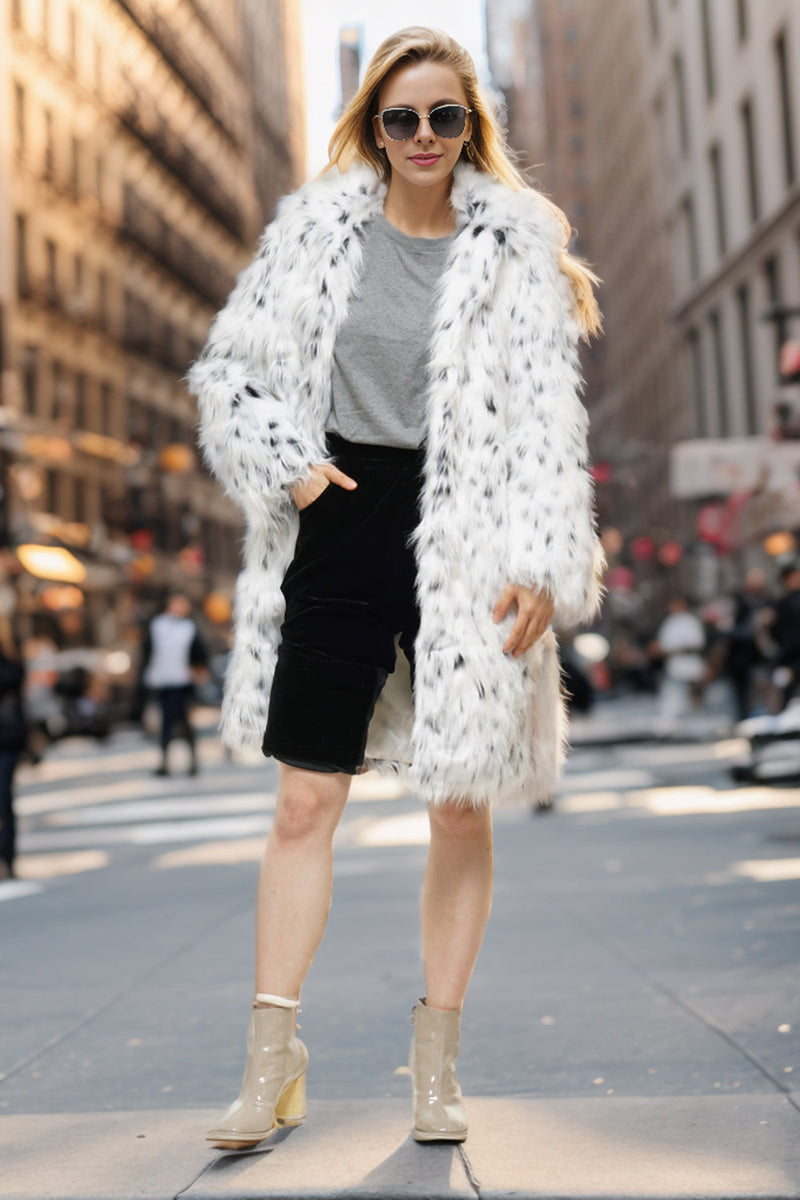 Oversized on sale shearling coat