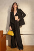 Load image into Gallery viewer, Black Asymmetrical Oversized Prom Blazer For Women