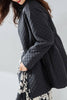 Load image into Gallery viewer, Black Button Lightweight Quilted Puffer Jacket