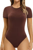 Load image into Gallery viewer, Black Short Sleeves Tummy Control Shapewear