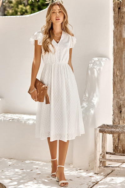 ladies white casual dresses Ladies White Summer Dresses