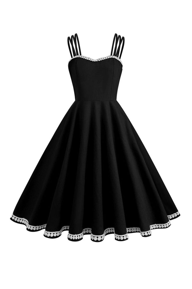 Black swing clearance dress uk