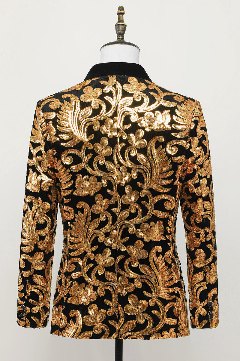 Gold brocade shop suit jacket