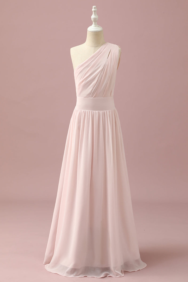 One shoulder junior bridesmaid on sale dresses