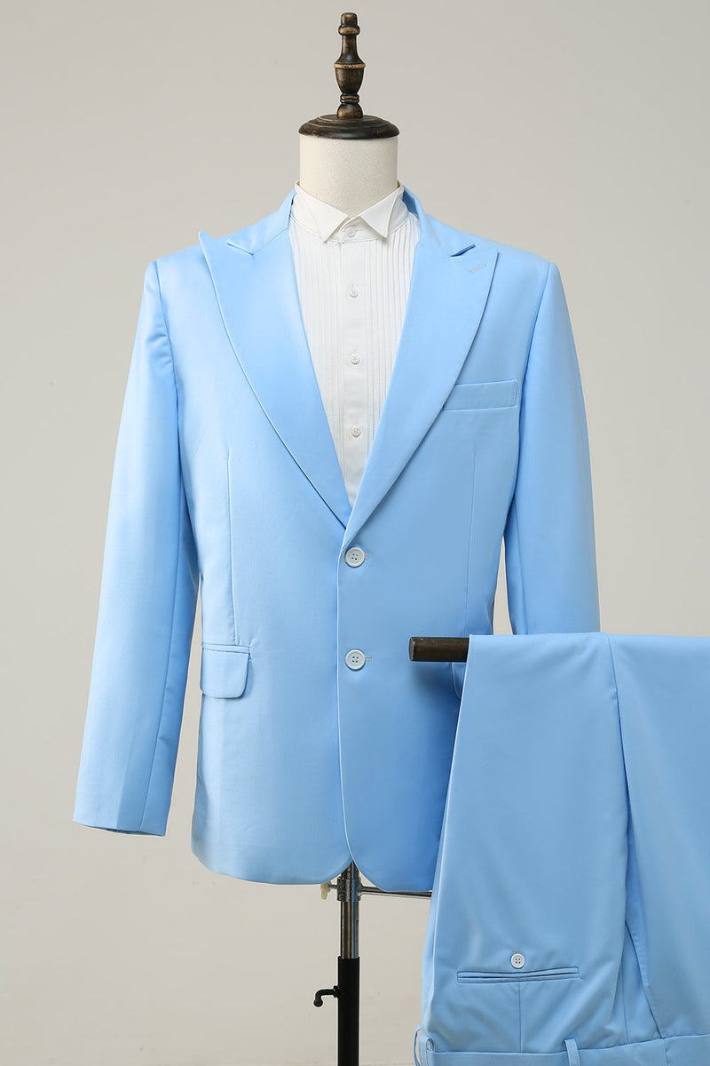 Sky blue deals prom suits