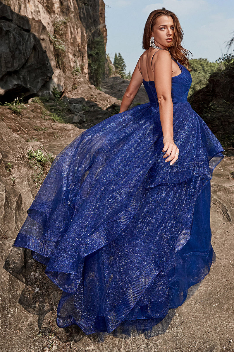 Royal blue plus clearance size ball gowns