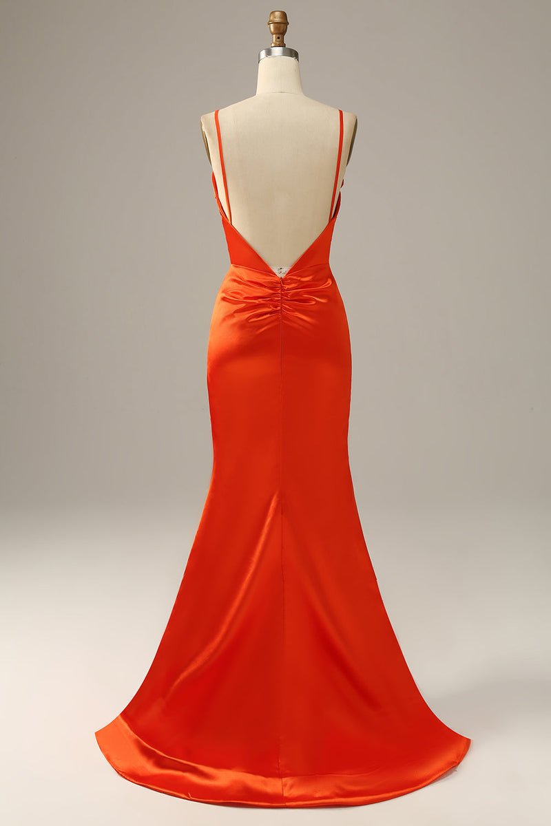 Orange debs outlet dress