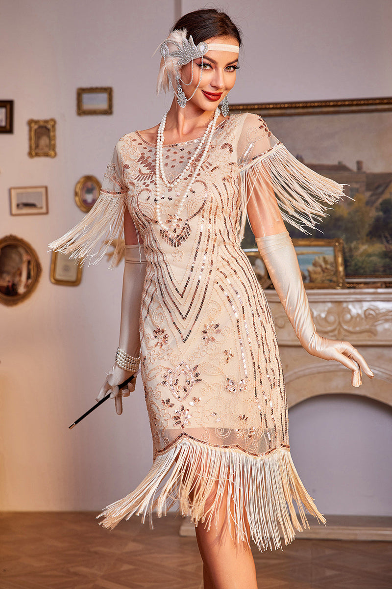 Roaring 20s 1920s Fancy Dress Ladies Flapper Dresses Roaring 20&