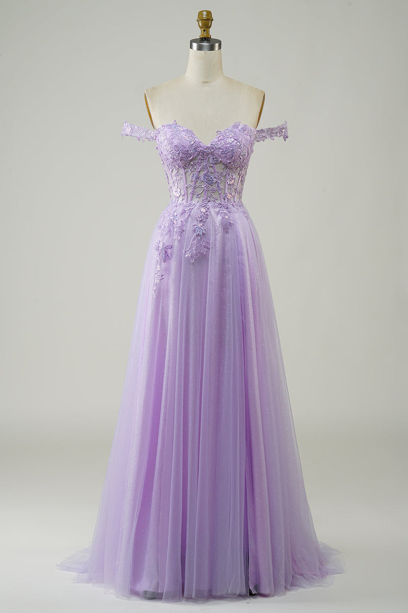 Zapaka Women Purple Corset A-Line Satin Short Homecoming Dress with Lace  Spaghetti Straps Cocktail Dress – ZAPAKA