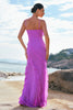 Load image into Gallery viewer, Tahiti Spaghetti Straps Chiffon Long Bridesmaid Dress with Ruffles