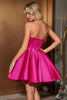 Load image into Gallery viewer, Cute A Line Sweetheart Corset Fuchsia Graduation Dress with Beading