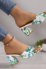Load image into Gallery viewer, White Flower Chunky Sandals Slippers