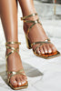 Load image into Gallery viewer, Yellow Chunky Heels Ankle Straps Sandals