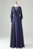 Load image into Gallery viewer, Sparkly Twilight A Line Beaded Mother of Bride Dress with Shawl