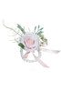 Load image into Gallery viewer, Delicate Pink Pearl Prom Wrist Corsage for Wedding Party