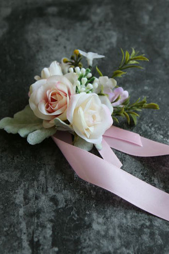 Men's Apricot Boutonniere for Groom