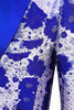 Load image into Gallery viewer, Royal Blue Shawl Lapel Jacquard Men&#39;s Prom Blazer