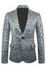 Load image into Gallery viewer, Golden Jacquard Shawl Lapel Men&#39;s Blazer