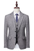 Load image into Gallery viewer, Grey Double Breasted 3 Pieces Men&#39;s Suit