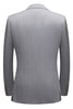 Load image into Gallery viewer, Simple Grey Shawl Lapel 3 Piece Men&#39;s Suit Set