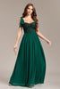 Load image into Gallery viewer, Sparkly Green Sequins Long Prom Dress With Slit