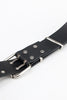 Load image into Gallery viewer, Boho Black Vintage Rivet Wide Leather Belt