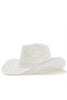 Load image into Gallery viewer, Apricot Knitting Western Cowboy Hat Straw Hat Hollow Out Sunhat