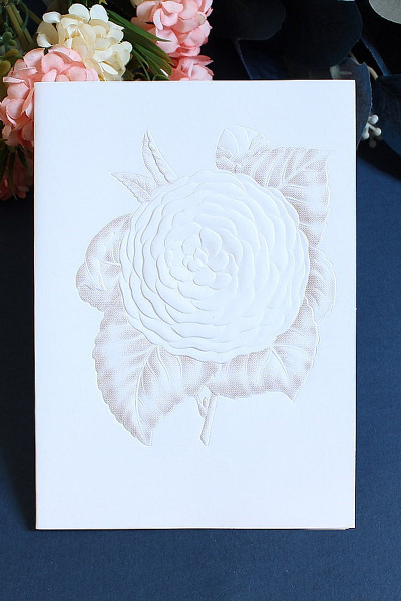 Load image into Gallery viewer, Simple Flower Print Invitation Cards