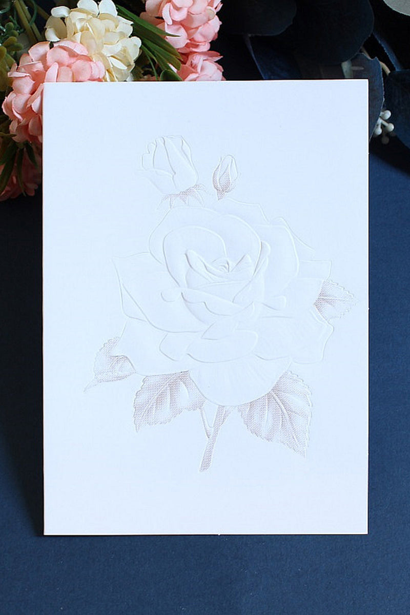 Load image into Gallery viewer, Simple Flower Print Invitation Cards