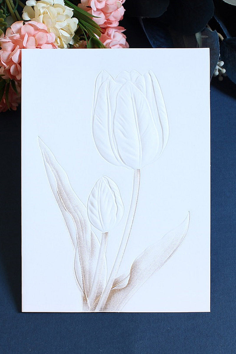 Load image into Gallery viewer, Simple Flower Print Invitation Cards