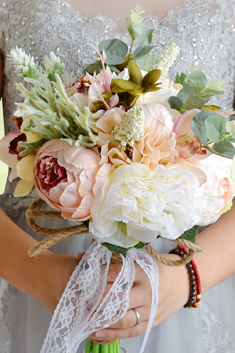 Load image into Gallery viewer, Blush Wedding Handing Flowers