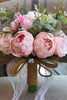 Load image into Gallery viewer, Pink Artificial Wedding Bouquet