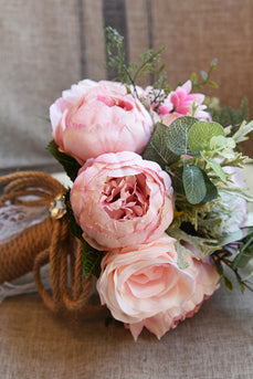 Pink Artificial Wedding Bouquet