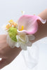 Load image into Gallery viewer, Pink Wrist Corsage for Bridesmaid