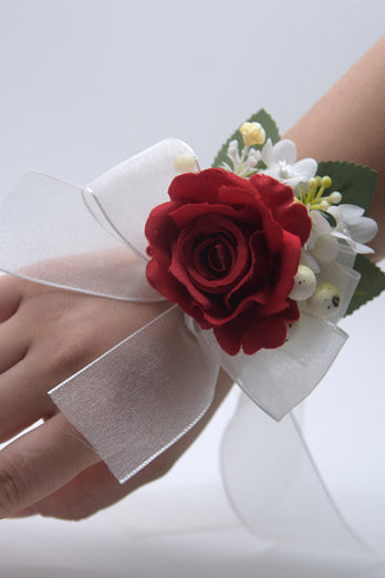 Yellow Wrist Corsage for Wedding Prom Party