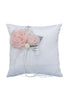 Load image into Gallery viewer, White Wedding Basket and Pillow Set with Pink Flower