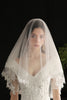 Load image into Gallery viewer, Elegant White Floral Lace Bridal Veil