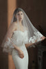 Load image into Gallery viewer, White Classic Two Tier Bridal Veil