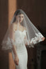 Load image into Gallery viewer, White Classic Two Tier Bridal Veil