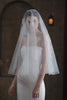 Load image into Gallery viewer, White Elegant Appliqued Bridal Veil