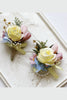 Load image into Gallery viewer, Apricot Prom Wrist Corsage and Men‘s Boutonniere For Wedding