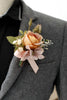 Load image into Gallery viewer, Elegant Blush Prom Wrist Corsage and Men‘s Boutonniere For Wedding Party