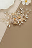 Load image into Gallery viewer, Flower Crystal Pearl Rhinestone Wedding Hair Clip