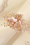 Flower Crystal Pearl Rhinestone Wedding Hair Clip