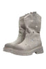 Load image into Gallery viewer, Fashion Grey Mid Calf Round Toe Slip On Boots